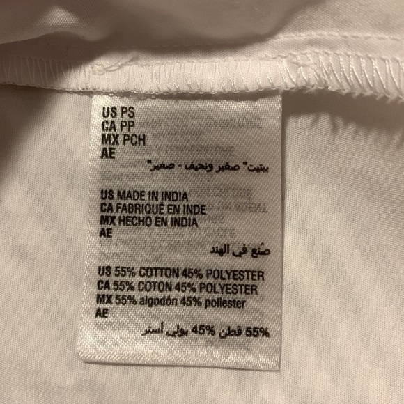 CHARTER Club size M, white button down shirt, cotton and polyester mix. - Picture 17 of 17